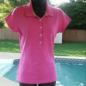 Lily Pulitzer polo tee shirt, large